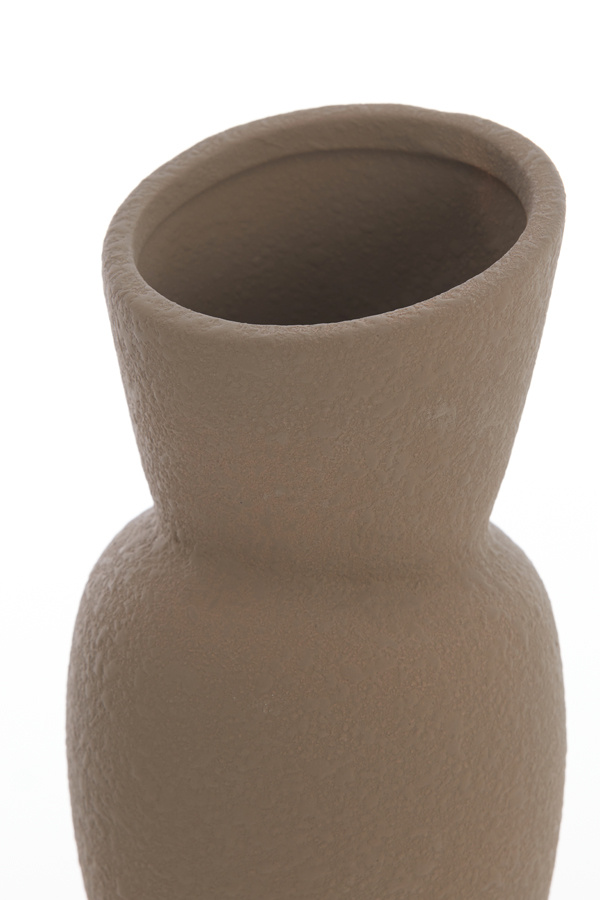 Light & Living - Vaas ARAM - Ø14.5x37.5cm - Bruin