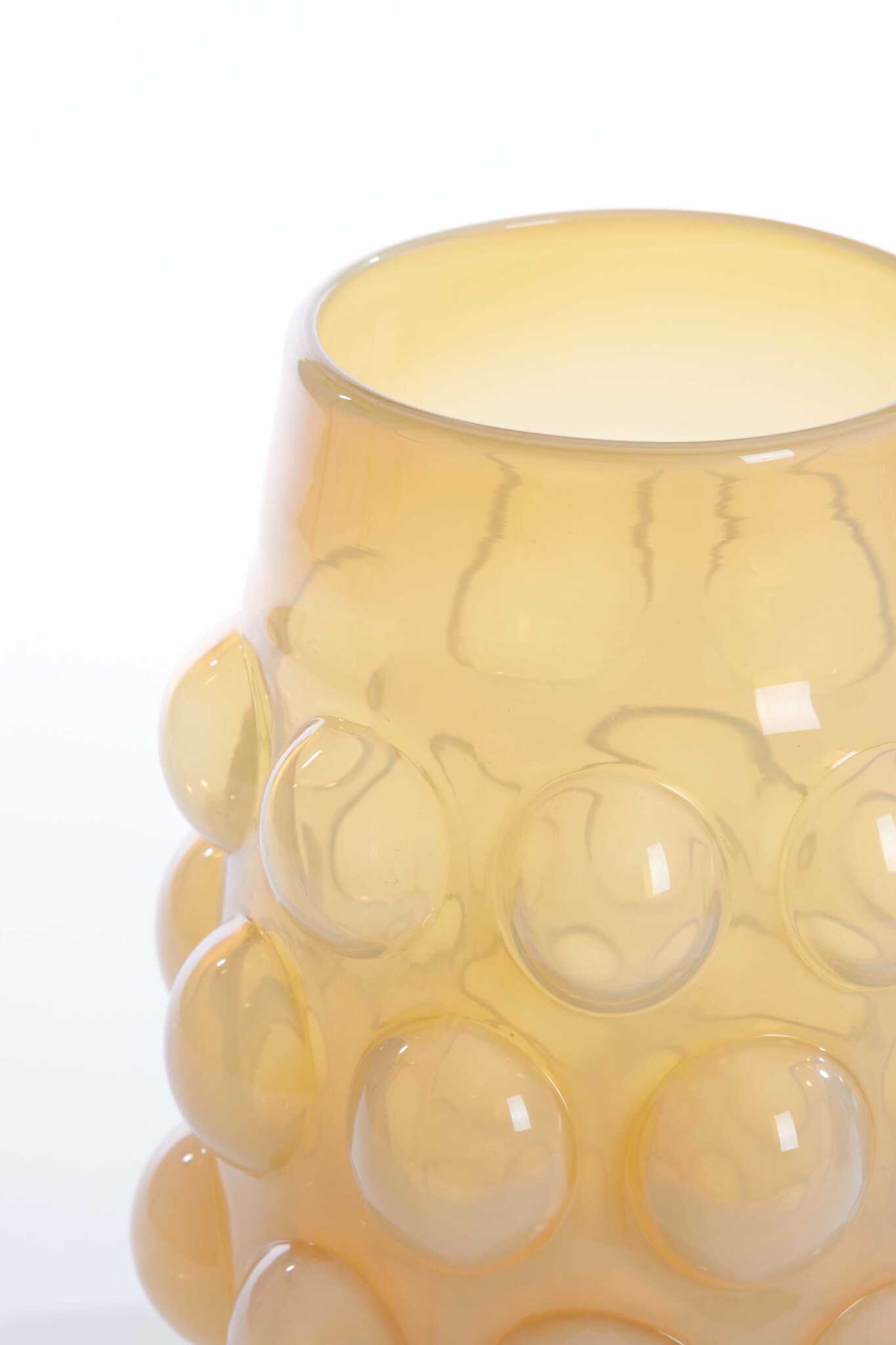 Light & Living - Vaas HAROA - Ø24x30cm - Geel