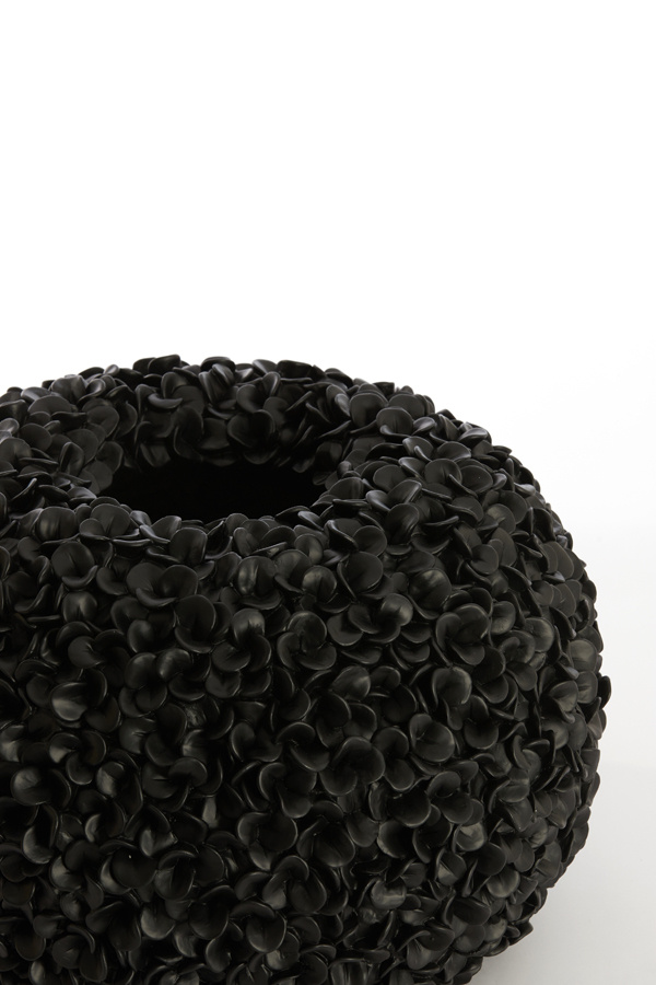 Light & Living - Vaas PHYLIA - Ø47.5x30cm - Zwart