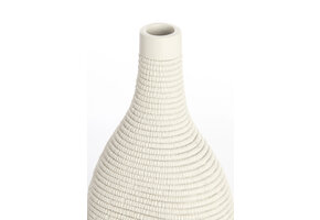 Light & Living - Vaas YOUNA - 16x12x33cm - Wit