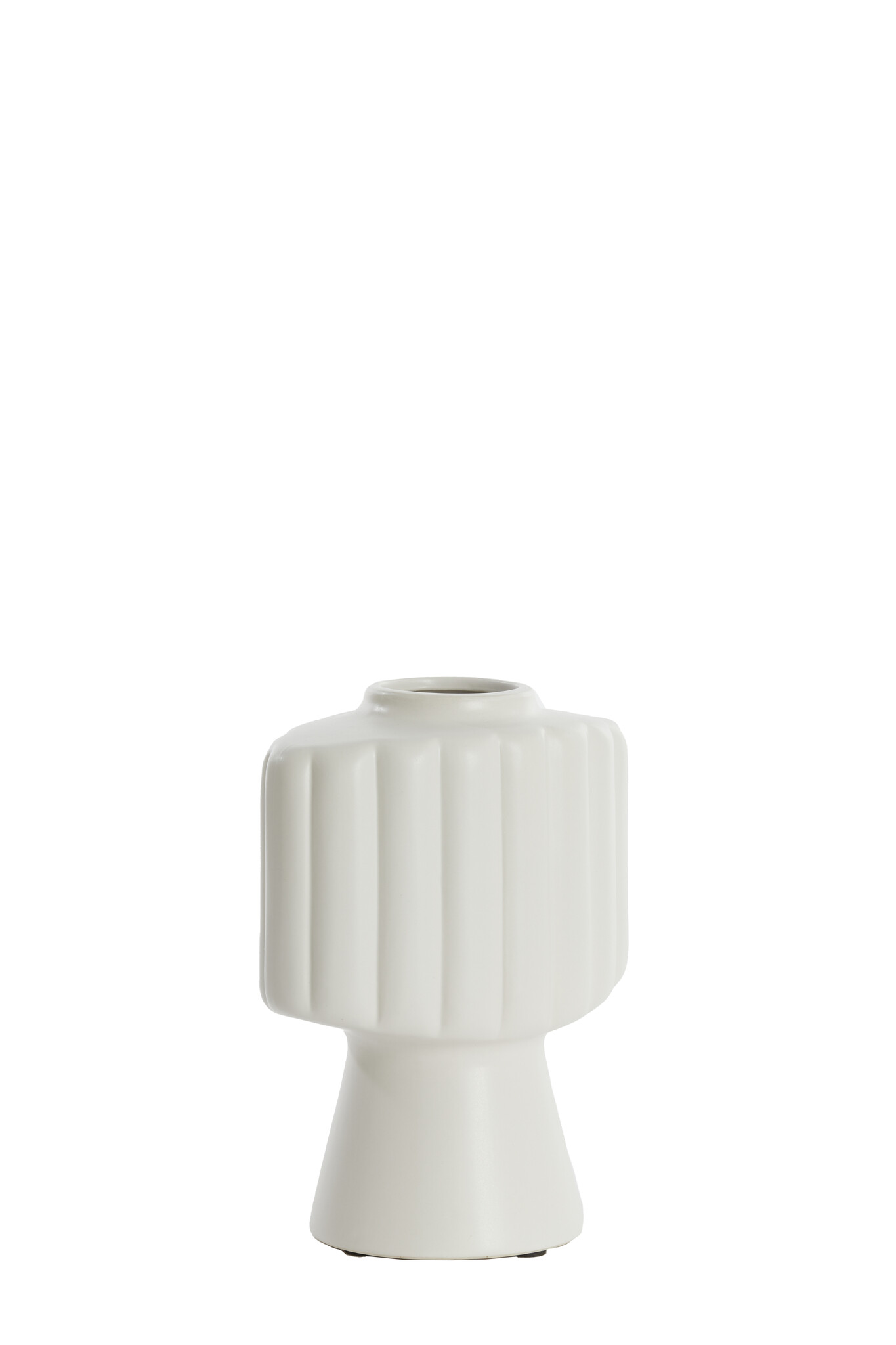 Light & Living - Vaas GANDARA - 22.5x14.5x28.5cm - Wit