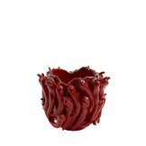 Light & Living - Vaas PEPPER - 25.5x24.5x20.5cm - Rood