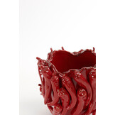 Light & Living - Vaas PEPPER - 25.5x24.5x20.5cm - Rood