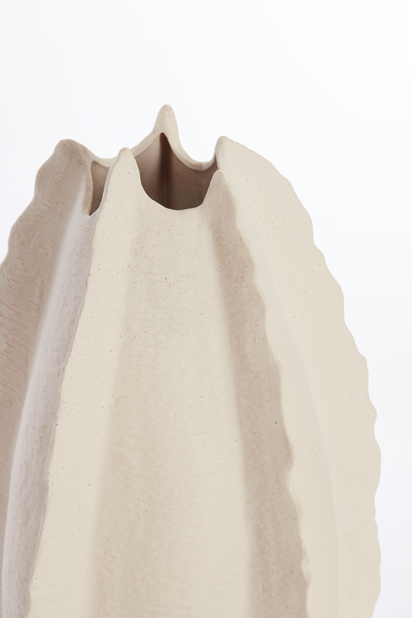 Light & Living - Vaas KELAPA - 37x36x66.5cm - Wit