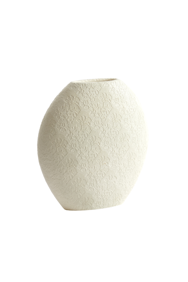 Light & Living - Vaas RENDA - 29.5x10x30cm - Wit