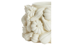 Light & Living - Vaas PUMPKIN - Ø28x18cm - Wit