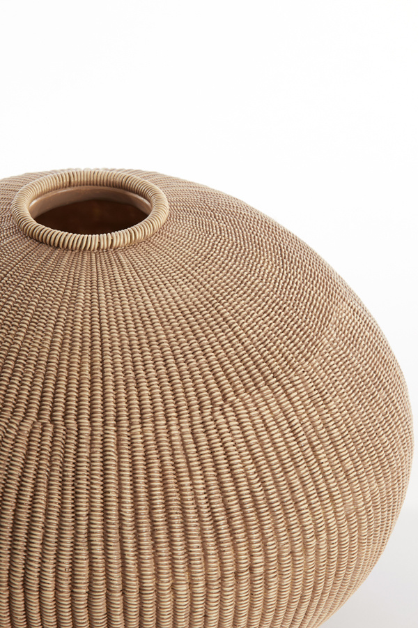 Light & Living - Vaas VALERIE - Ø35x26.5cm - Bruin