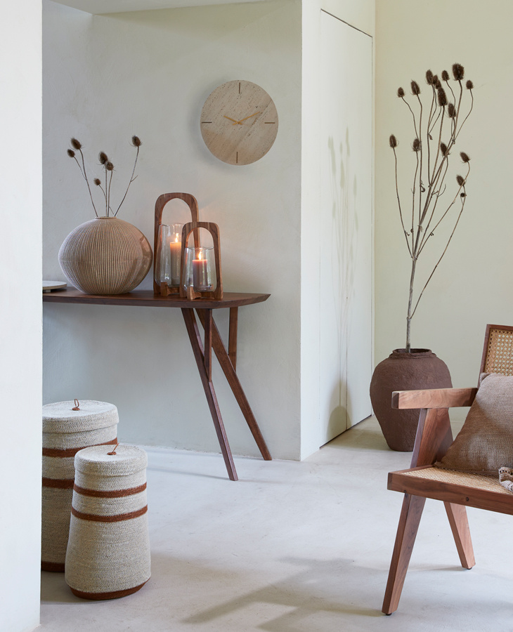 Light & Living - Vaas VALERIE - Ø35x26.5cm - Bruin