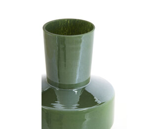 Light & Living - Vaas TRASMO - Ø23.5x42cm - Groen