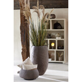 Light & Living - Vaas TINGRI - Ø59x90cm - Bruin