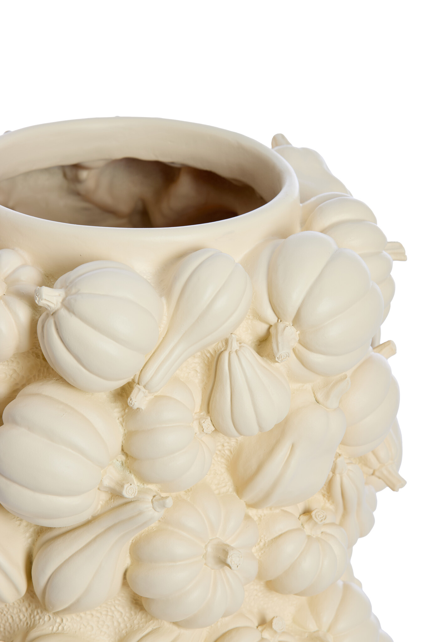 Light & Living - Vaas PUMPKIN - Ø27.5x33cm - Wit