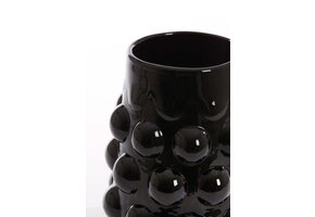 Light & Living - Vaas HAROA - Ø24x30cm - Zwart