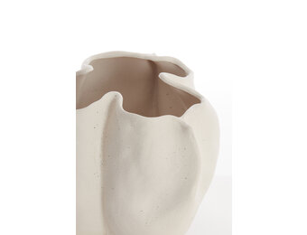 Light & Living - Vaas SANGULI - 33.5x33x22.5cm - Wit