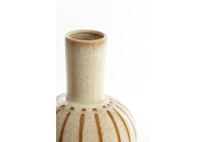 Light & Living - Vaas ULLOA - Ø28.5x42cm - Bruin