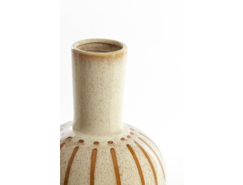 Light & Living - Vaas ULLOA - Ø28.5x42cm - Bruin