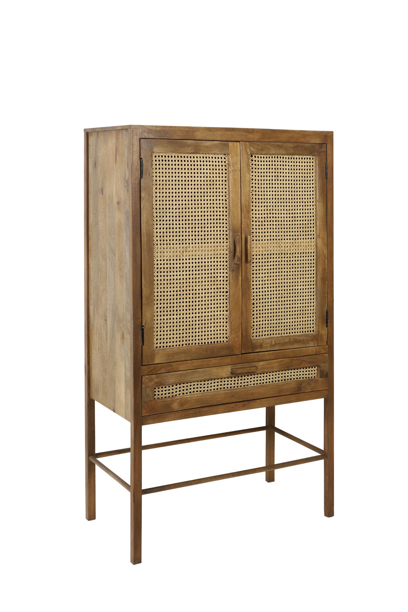 Light & Living - Kast NIPAS - 90x45x160cm - Bruin
