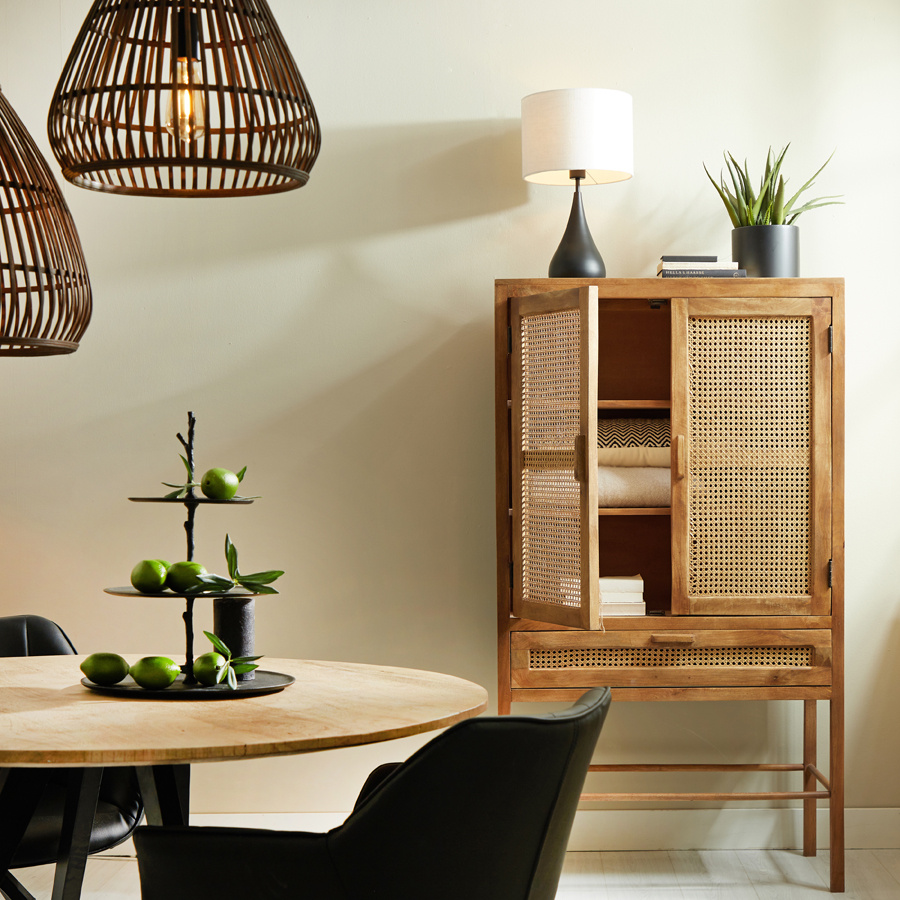 Light & Living - Kast NIPAS - 90x45x160cm - Bruin