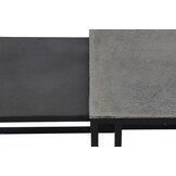 Light & Living - Salontafel KUMALU - 120x60x45cm - Zilver - Set van 3