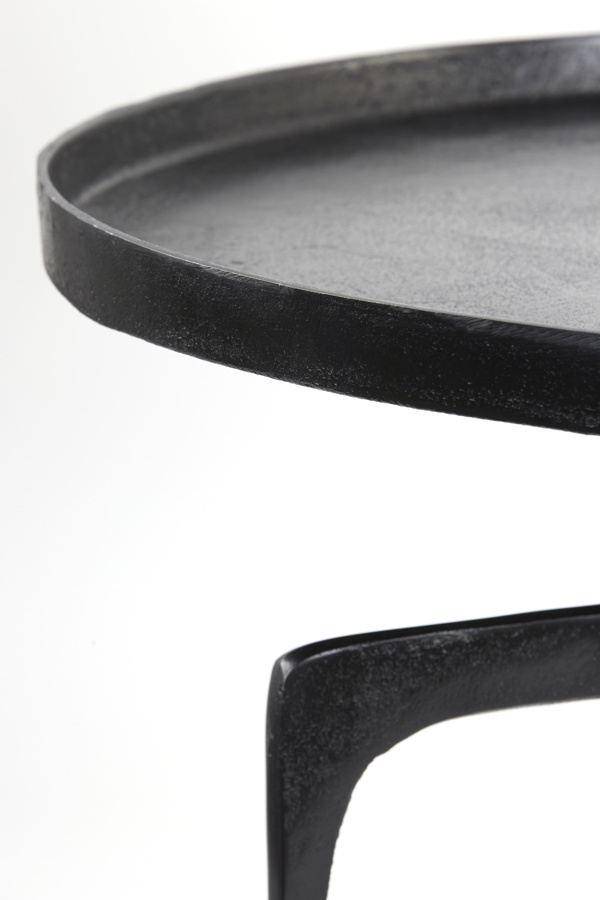 Light & Living - Salontafel PANO - Ø75x44cm - Brons - Set van 2