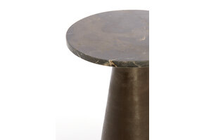 Light & Living - Bijzettafel YNEZ - Ø29x43cm - Bruin