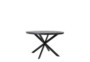 Light & Living - Eettafel YELLOV - Ø120x76cm - Zwart