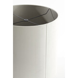 Light & Living - Lampenkap VELOURS - Ø45x45cm - Wit