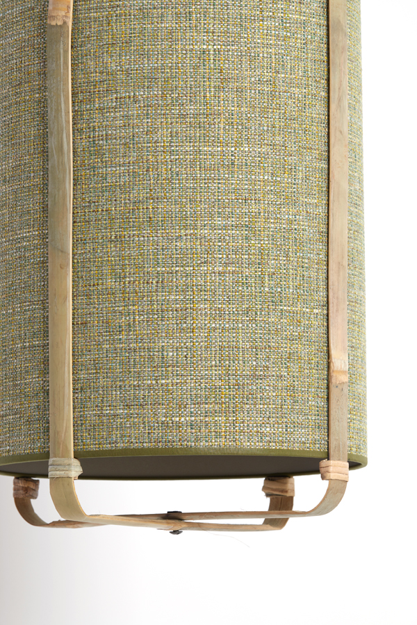 Light & Living - Hanglamp SENDAI - Ø42x70cm - Groen