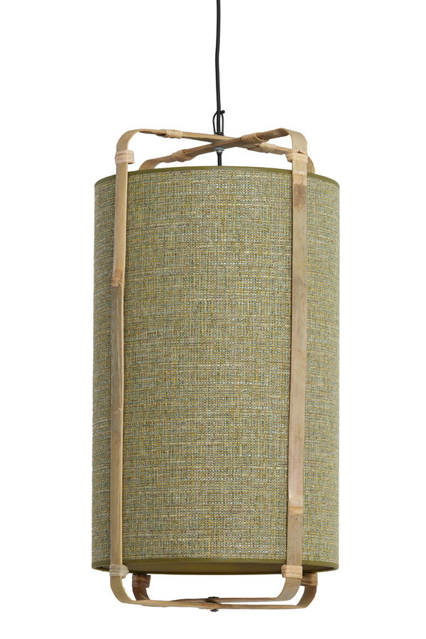 Light & Living - Hanglamp SENDAI - Ø42x70cm - Groen