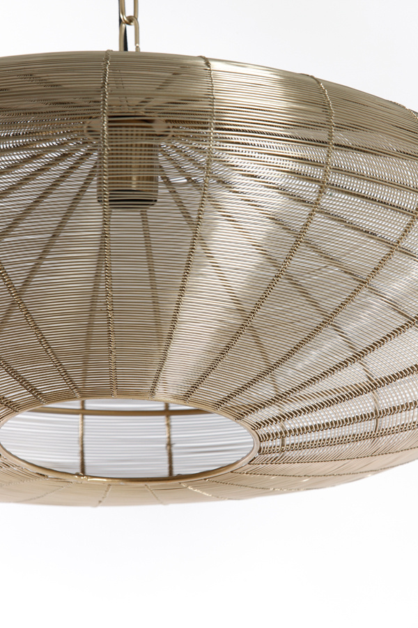 Light & Living - Hanglamp BAHOTO - Ø60x23cm - Goud