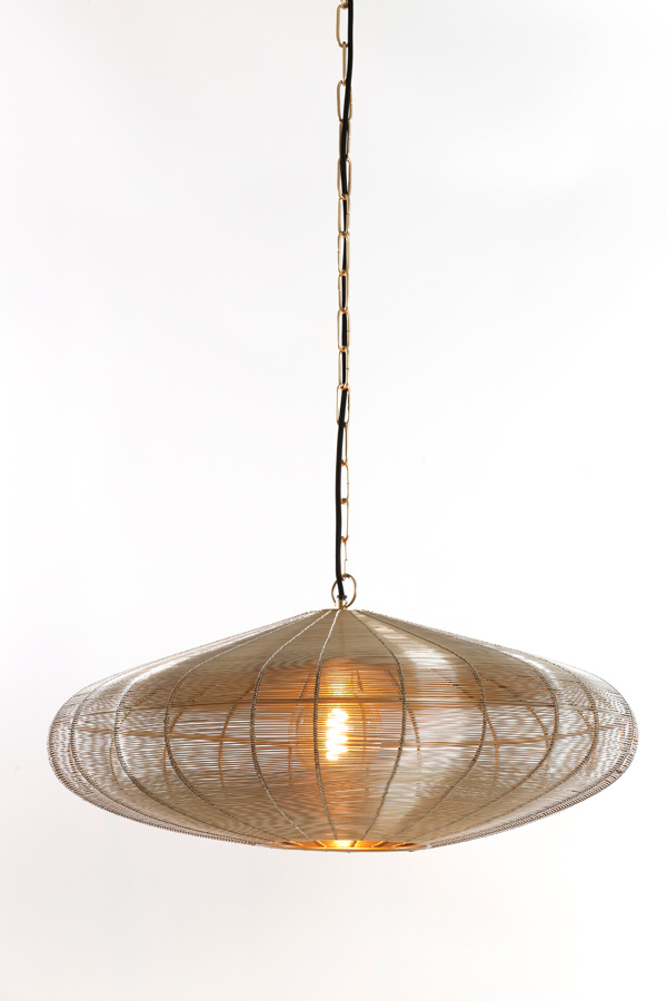 Light & Living - Hanglamp BAHOTO - Ø60x23cm - Goud
