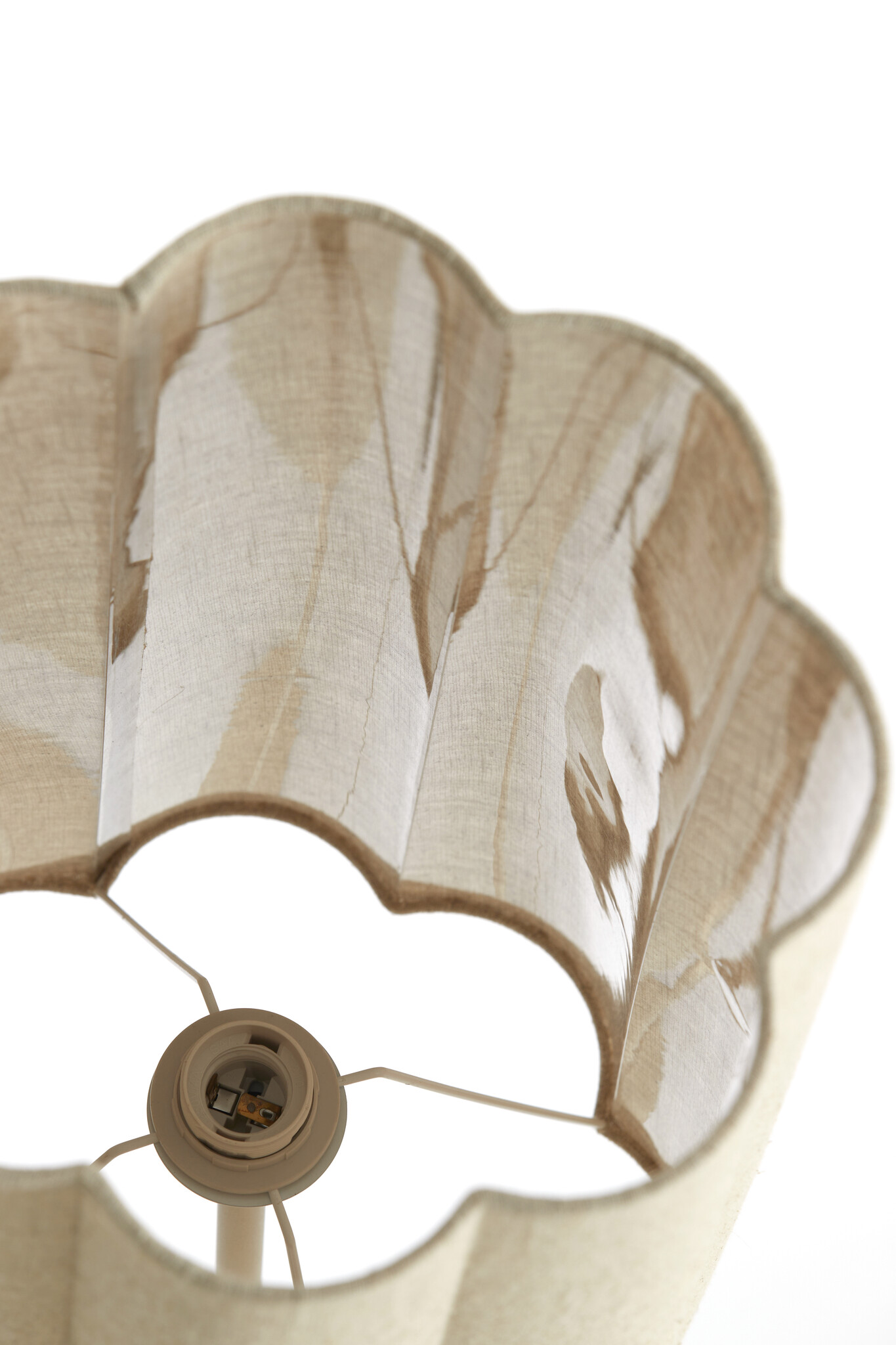 Light & Living - Vloerlamp FRINGE - Ø30x165cm - Bruin