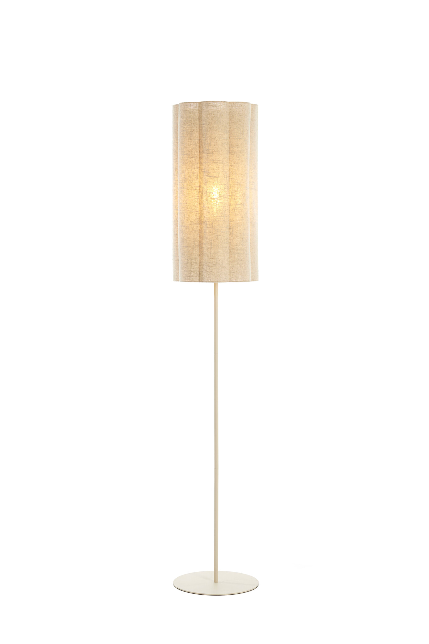 Light & Living - Vloerlamp FRINGE - Ø30x165cm - Bruin