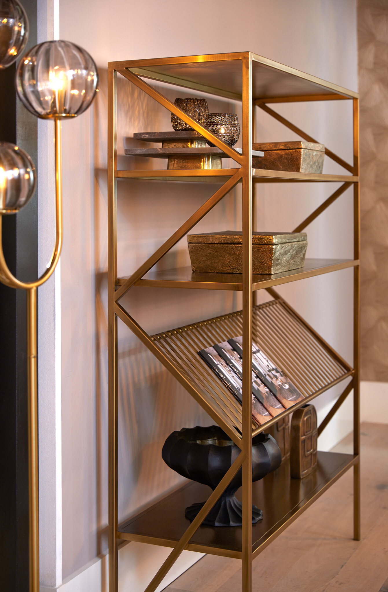 Light & Living - Kast EZRA - 120x40x160cm - Brons