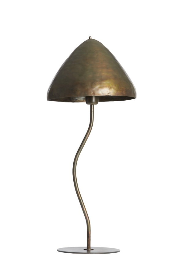 Light & Living - Tafellamp ELIMO - Ø25x67cm - Bruin