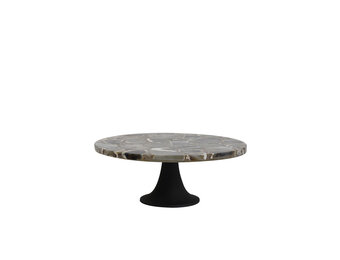 Light & Living - Schaal LAYO - Ø40x15cm - Zwart