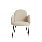 Light & Living - Eetkamerstoel CHIBA - 59x62x86cm - Wit - Set van 2