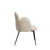 Light & Living - Eetkamerstoel CHIBA - 59x62x86cm - Wit - Set van 2