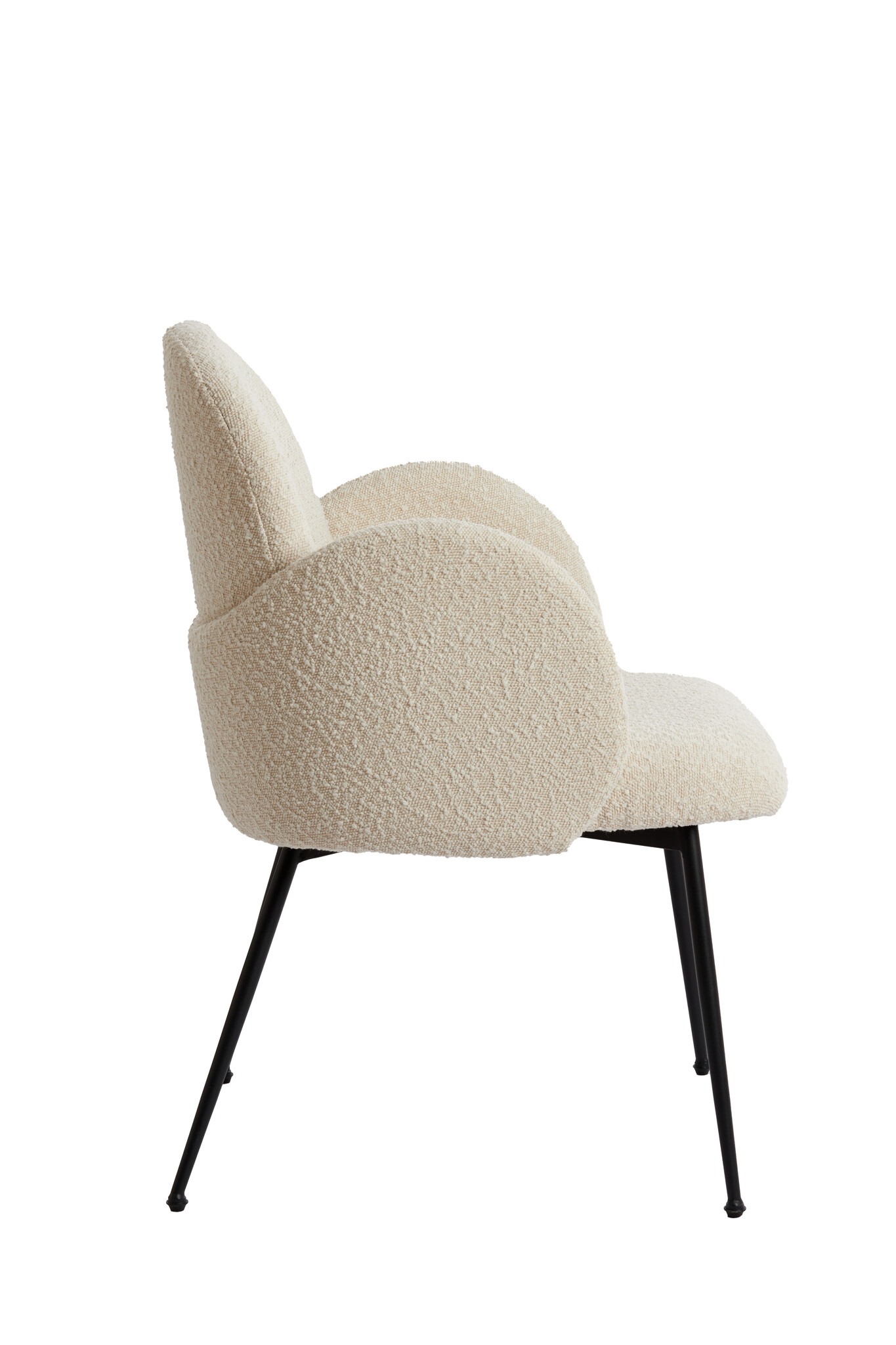 Light & Living - Eetkamerstoel CHIBA - 59x62x86cm - Wit - Set van 2