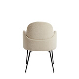 Light & Living - Eetkamerstoel CHIBA - 59x62x86cm - Wit - Set van 2