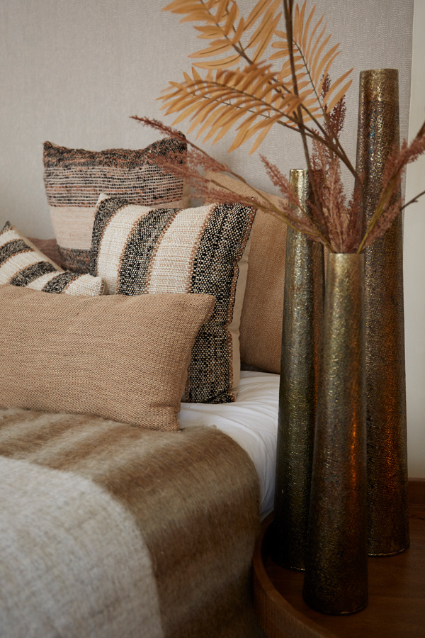 Light & Living - Plaid APISI - 150x125x0.1cm - Bruin