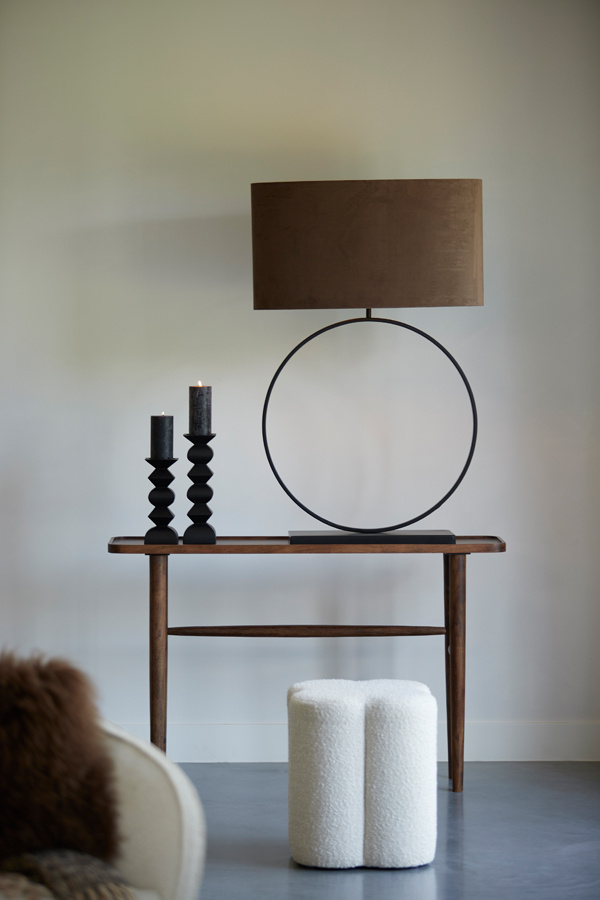 Light & Living - Side QIANO - 140x30x82cm - Bruin