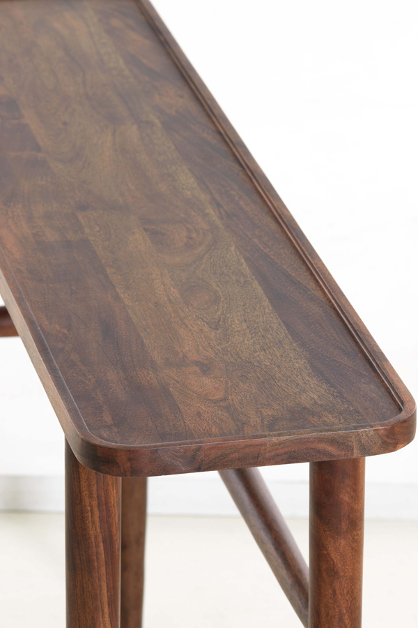 Light & Living - Side QIANO - 140x30x82cm - Bruin
