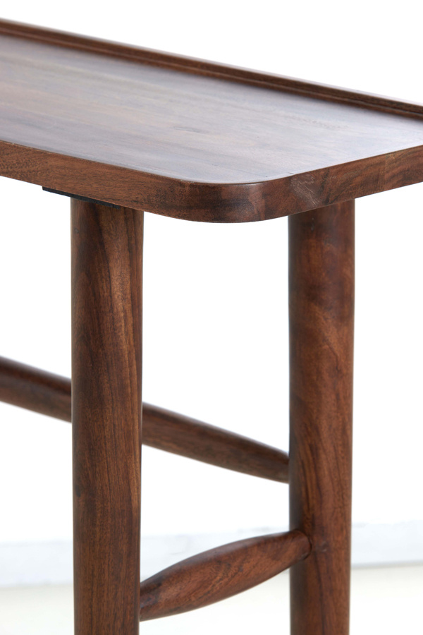 Light & Living - Side QIANO - 140x30x82cm - Bruin