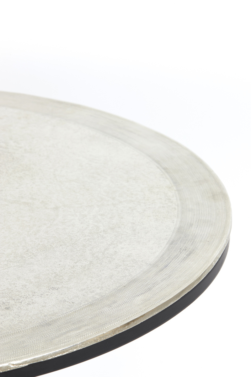 Light & Living - Salontafel TALCA - Ø75x45cm - Zilver - Set van 2