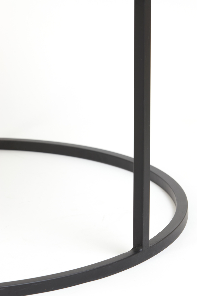 Light & Living - Salontafel TALCA - Ø75x45cm - Zilver - Set van 2