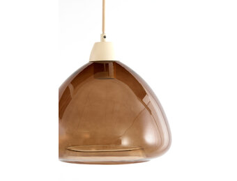 Light & Living - Hanglamp BISHO - 94x26x19cm - Bruin