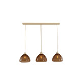Light & Living - Hanglamp BISHO - 94x26x19cm - Bruin