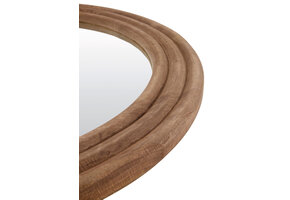 Light & Living - Spiegel FLORION - 100x4x100cm - Bruin