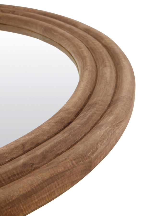 Light & Living - Spiegel FLORION - 100x4x100cm - Bruin