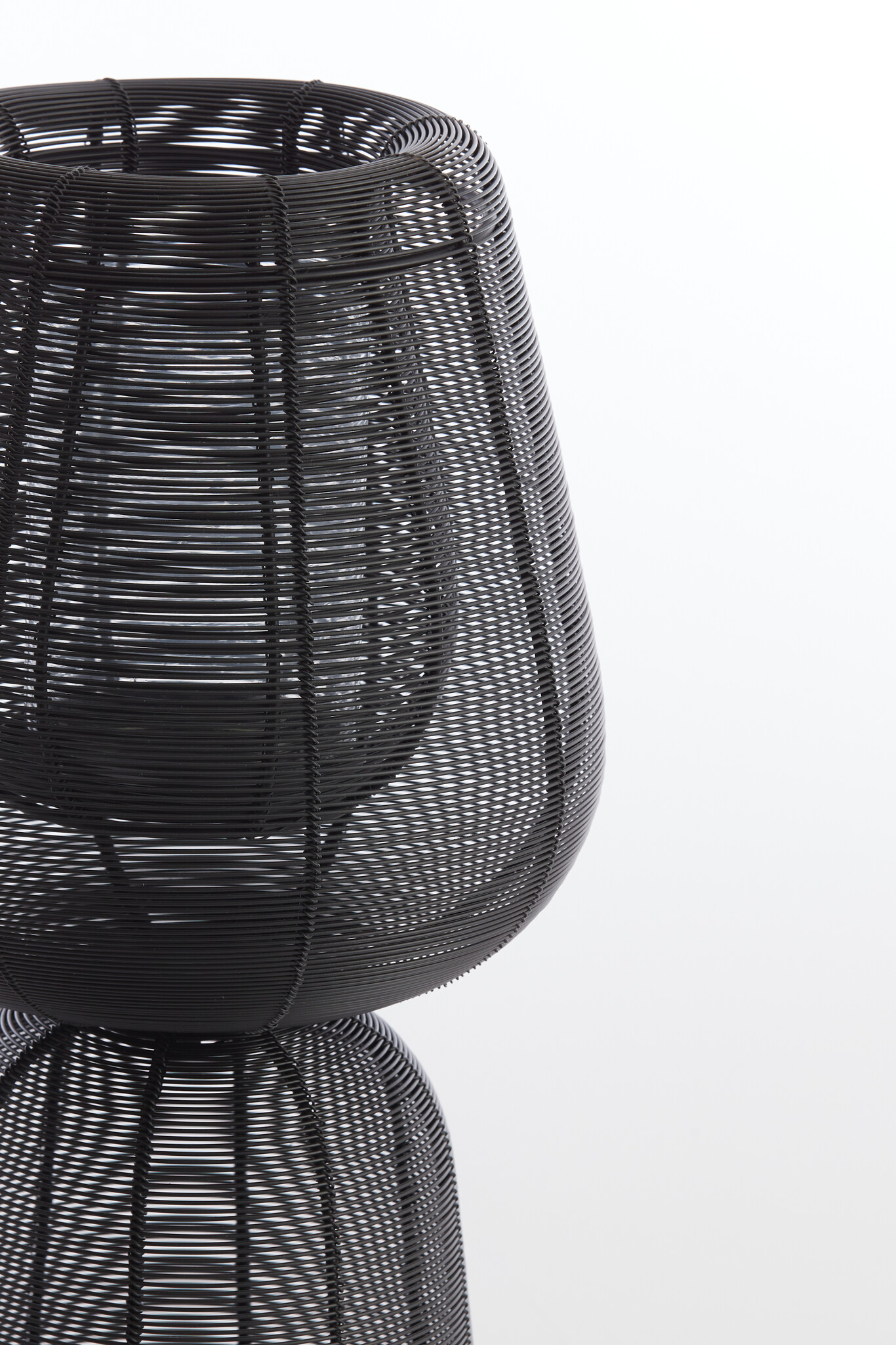 Light & Living - Windlicht FELLINI - Ø18x41.5cm - Zwart